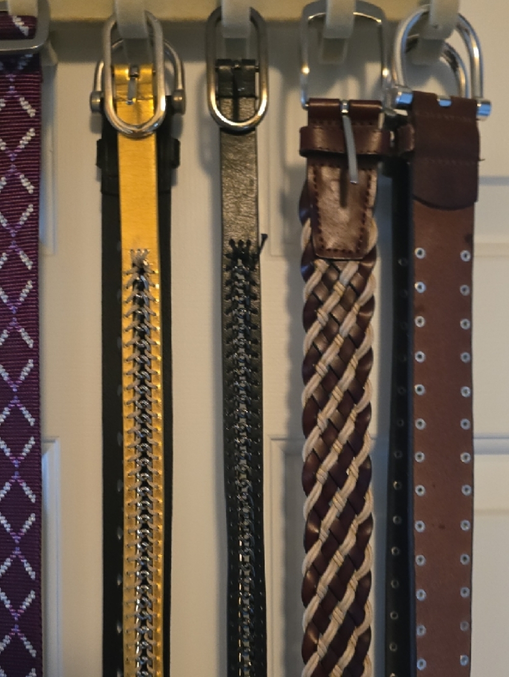 Assorted Leather and Fabric Belts - Multi-Color Set - Picture 3 of 3